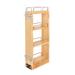 Rev-A-Shelf Pull Out Kitchen Cabinet Organizer w/Soft-Close Wood in Brown/White | 26.2 H x 5 W x 10.75 D in | Wayfair 448-BBSCWC-5C