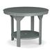 Wildridge Heritage 48" Pub Outdoor Table Plastic in Gray | 36 H x 48 W x 48 D in | Wayfair LCC-179-Light Gray