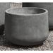 17 Stories Tribeca 1 Piece Cast Stone Pot Planter Concrete in Blue/Black | 16 H x 22 W x 22 D in | Wayfair STSS6973 43897330