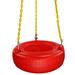 Swing Set Stuff Tire Swing w/ Coated Chains Plastic/Metal in Red/Yellow | 9 H x 27.25 W x 27.25 D in | Wayfair SSS-0117-RY