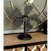 Birch Lane™ Tremaine Decorative Metal Fan Sculpture Metal in Brown/Gray | 18 H x 15 W x 8 D in | Wayfair TADN8437 34913113