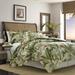 Tommy Bahama Home Tommy Bahama Palmiers Cotton Reversible 4 Piece Comforter Set Polyester/Polyfill/Cotton in Brown/Green | Wayfair USHSA31034256