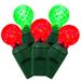 The Holiday Aisle® Set of 50 LED G12 Berry Christmas Lights 24' - Green Wire in Red/Green | 1.5 H x 1.5 W x 300 D in | Wayfair THDA4383 42510168