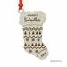 The Holiday Aisle® Sock w/ Gift Bag Holiday Shaped Ornament Wood in Brown | Wayfair THDA6713 43286617