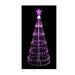 Northlight Seasonal LED Show Cone Christmas Tree Outdoor Decoration Metal in Pink | 48 H x 24 W x 24 D in | Wayfair 32912669