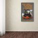 The Holiday Aisle® 'Halloween 5' Textual Art on Wrapped Canvas Metal in Gray/Orange | 32 H x 22 W x 2 D in | Wayfair THLA1602 39249697