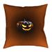 The Holiday Aisle® Jack-O-Lantern Square Throw Pillow Polyester/Polyfill blend | 20 H x 20 W in | Wayfair THLY3306 44552781