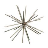 Worlds Away Urchin Sculpture Metal in Gray/Yellow | 16 H x 16 W x 16 D in | Wayfair URCHIN S16