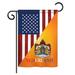Breeze Decor US Dutch Friendship 2-Sided Polyester 18 x 13 in. Garden Flag in Blue/Orange | 18 H x 13 W in | Wayfair BD-FS-G-108384-IP-BO-DS02-US