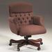 Triune Business Furniture Ergonomic Executive Chair Wood/Upholstered in Brown | 38 H x 27 W x 29 D in | Wayfair