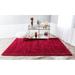 Red Rectangle 4'1" x 6'1" Area Rug - Marilyn Monroe Area Rug 72.0 x 48.0 x 2.5 in Polyester | Wayfair 3139318