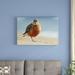 East Urban Home 'Red-Breasted Plover' Photographic Print on Canvas in Brown/Gray | 12" H x 18" W x 1.5" D | Wayfair URBH8576 38407574
