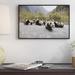 East Urban Home 'Giant Panda Cubs' Framed Photographic Print on Canvas in Gray/Green | 20 H x 30 W x 1.5 D in | Wayfair URBH5210 38225248