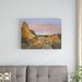 East Urban Home 'Stronghold House w/ Sleeping Ute Mountain' Photographic Print on Canvas in Brown | 24 H x 32 W x 1.5 D in | Wayfair