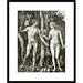 Global Gallery Adam & Eve by Albrecht Durer Framed Painting Print Paper in Green | 29.5 H x 24.66 W x 1.5 D in | Wayfair DPF-372768-22-266