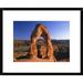 Global Gallery Delicate Arch in Arches National Park, Utah by Tim Fitzharris Framed Photographic Print Paper in Blue/Brown | 18 H x 1.5 D in | Wayfair