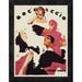 Global Gallery 'Boccaccio' by Julius Ussy Engelhard Framed Vintage Advertisement Canvas in Pink | 18 H x 14.01 W x 1.5 D in | Wayfair