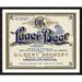 Global Gallery 'Gilbert Brewery Lager Beer' Framed Vintage Advertisement Paper | 34.8 H x 42 W x 1.5 D in | Wayfair DPF-375094-36-119