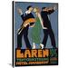 Global Gallery 'Laren 1915' by Jan Willem Sluiter Vintage Advertisement on Wrapped Canvas in White | 36 H x 25 W x 1.5 D in | Wayfair