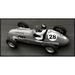 Global Gallery 'Historical Race Car at Grand Prix de Monaco' by Peter Seyfferth Framed Photographic Print on Canvas in Black & Canvas | Wayfair