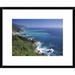 Global Gallery Big Sur Coast from Near Grimes Point, California by Tim Fitzharris Framed Photographic Print Paper in Blue | 18 H x 1.5 D in | Wayfair