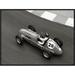 Global Gallery 'Historical Race Car at Grand Prix de Monaco' by Peter Seyfferth Framed Photographic Print on Canvas in Black & White Canvas | Wayfair