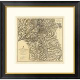 Global Gallery Civil War Military Operations of the Atlanta Campaign, 1877 - Picture Frame Graphic Art Print on in Gray | Wayfair DPF-295395-16-296