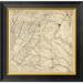 Global Gallery Civil War Map Showing Lieut General U.S. Grant's Campaign & Marches Through Central Virginia, 1865 Framed Graphic Art on Canvas | Wayfair