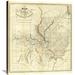 Global Gallery Map of the States of Illinois & Missouri, 1823 by Lewis C. Beck Graphic Art on Wrapped Canvas in White | Wayfair GCS-294934-36-144