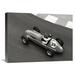 Global Gallery 'Historical Race Car at Grand Prix de Monaco' by Peter Seyfferth Photographic Print on Wrapped Canvas in Black & White Canvas | Wayfair