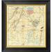 Global Gallery Army Map of The Seat of War In Virginia, 1862 by J. Goldsborough Bruff Framed Graphic Art on Canvas | 20 H x 19 W x 1.5 D in | Wayfair