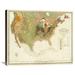 Global Gallery Geological map of the United States, 1856 by Henry Darwin Rogers Graphic Art on Wrapped Canvas in Green | Wayfair GCS-295527-30-144