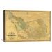 Global Gallery 'The County of Alameda California, 1857' by Horace A. Higley Graphic Art on Wrapped Canvas Canvas | 15 H x 22 W x 1.5 D in | Wayfair