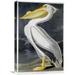 Global Gallery 'American White Pelican' Painting Print on Wrapped Canvas Metal | 40 H x 26.3 W x 1.5 D in | Wayfair GCS-264573-40-142