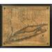 Global Gallery Map of The Southern Part of The State of New York, 1815 by William Damerum Framed Graphic Art on Canvas in Brown | Wayfair