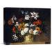 Global Gallery 'Tulips, Snowballs & Other Flowers' by Peter Cas III Painting Print on Wrapped Canvas in Black/Red/Yellow | Wayfair
