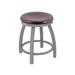 Holland Bar Stool 802 Misha Swivel Vanity Stool Metal in Gray/Brown | 18 H x 15 W x 15 D in | Wayfair 80218ANDCMpl