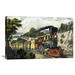 Global Gallery 'Express Train' by Currier & Ives Painting Print on Wrapped Canvas in White | 23.15 H x 36 W x 1.5 D in | Wayfair GCS-277176-36-142