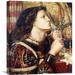 Global Gallery 'Joan of Arc Kissing the Sword of Deliverance' by Dante Gabriel Rossetti Painting Print on Wrapped Canvas in Brown | Wayfair