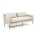 Zentique 79" Square Arm Sofa in Brown | 33 H x 79 W x 33 D in | Wayfair ZEN45 E272 A003