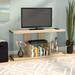 Wade Logan® Allegonda TV Stand for TVs up to 50" Wood/Glass in Gray | 23.62 H in | Wayfair 3A267CEFEEE440B398CDA6D2404A4613
