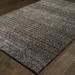 Gray 94.49 x 0.55 in Indoor Area Rug - Winston Porter Bobby Geometric Black/Area Rug | 94.49 W x 0.55 D in | Wayfair WNPR6103 40926944