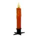 Winston Porter Unscented Taper Candle Paraffin in Orange | 7 H x 1 W x 1 D in | Wayfair WNPR8493 42972729