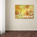 Winston Porter Dream Collage by Marcee Duggar - Graphic Art Print on Canvas Metal in Orange/Yellow | 24 H x 32 W x 2 D in | Wayfair