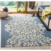 Blue/White 96 x 0.24 in Area Rug - Charlton Home® Sorensen Ikat Blue/Beige Area Rug Polypropylene | 96 W x 0.24 D in | Wayfair WNPR7902 42507341