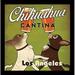 Winston Porter 'Double Chihuahua Cantina Brew Los Angeles' Framed Graphic Art Print Paper in Brown/Green | 15 H x 15 W x 1 D in | Wayfair