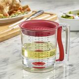 Swing-A-Way 4-Cup Easy Release Fat/Gravy Separator Plastic in Red | 5.8 H x 6.9 W x 5.1 D in | Wayfair S2062T