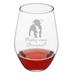 Susquehanna Glass Parlez-vous Francais? 19 oz. Stemless Wine Glass Glass | 5.25 H x 3.5 W in | Wayfair WAY-2944-2329-4