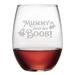 Susquehanna Glass Mummy Loves Her Boos 21 oz. Stemless Wine Glass Glass | 4.63 H x 3.75 W in | Wayfair WAY-9542-2010-4