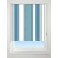 UNIVERSAL Stripe Patterned Thermal Blackout Roller Blind, Blue, W180cm